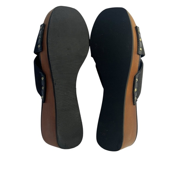 Donald J Pliner Carra Black Platform Sandals Size 9.5 - Picture 9 of 14